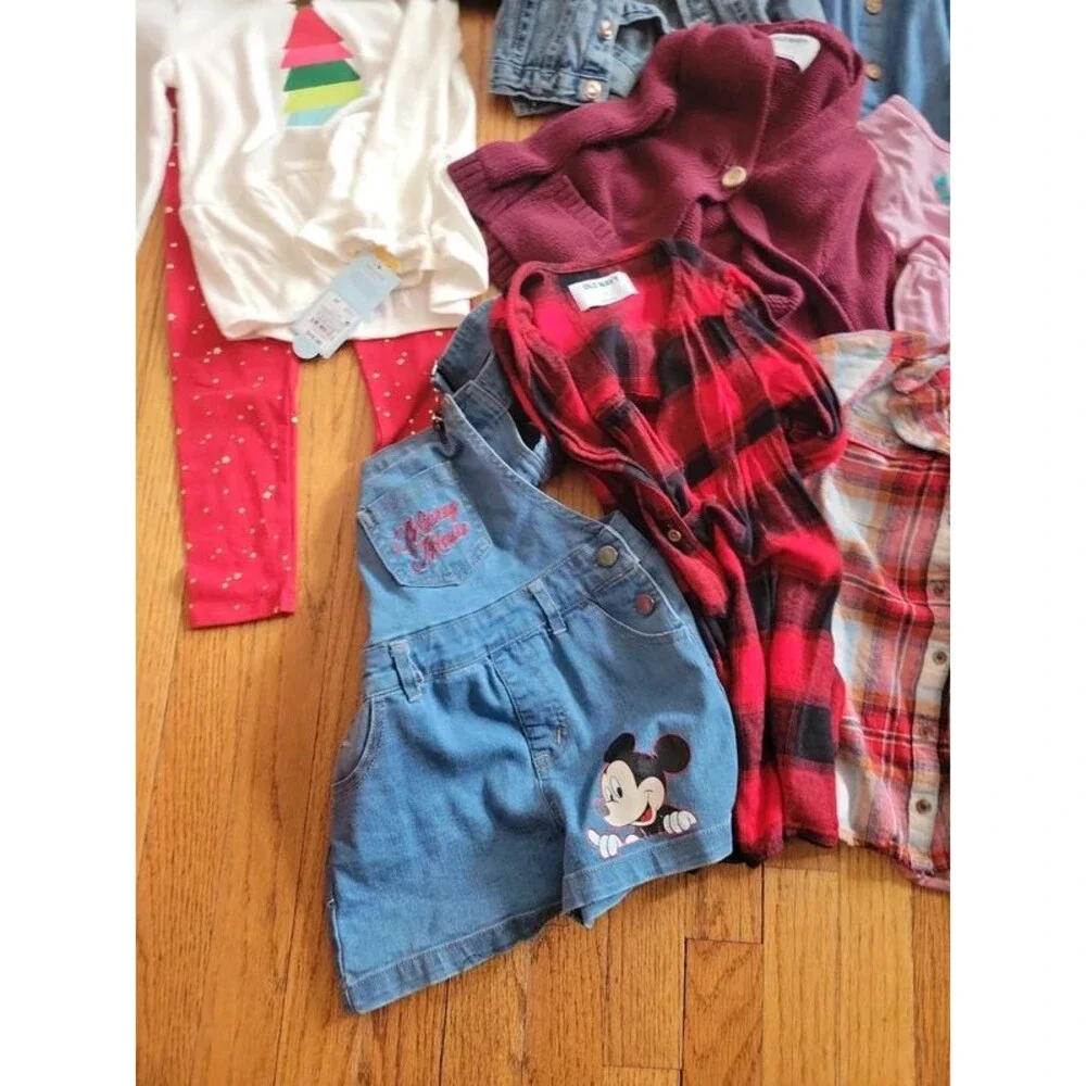 14 piece 3t toddler girls bundle fall x mas rompers jumpers dresses
